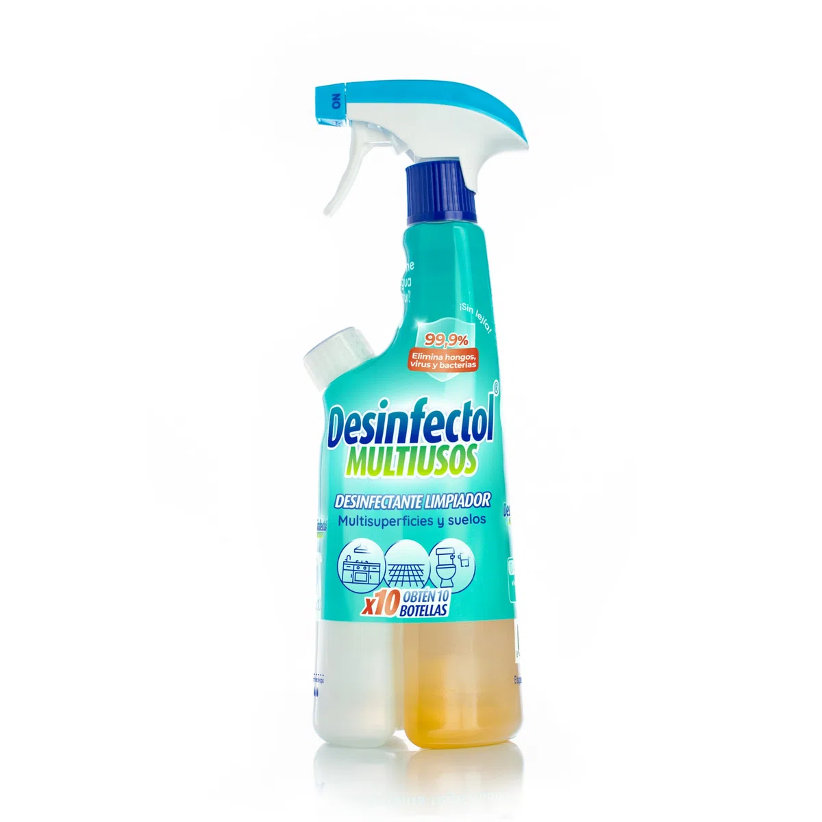 Concentralia Desinfectol |Producto Concentrado Equivalente a 7,5L o 10 Unidades Tradicionales de 750 ml | Desinfectante Multisuperficies y Suelo | Limpia Suelos y Desinfectante | Viricida y Bactecida