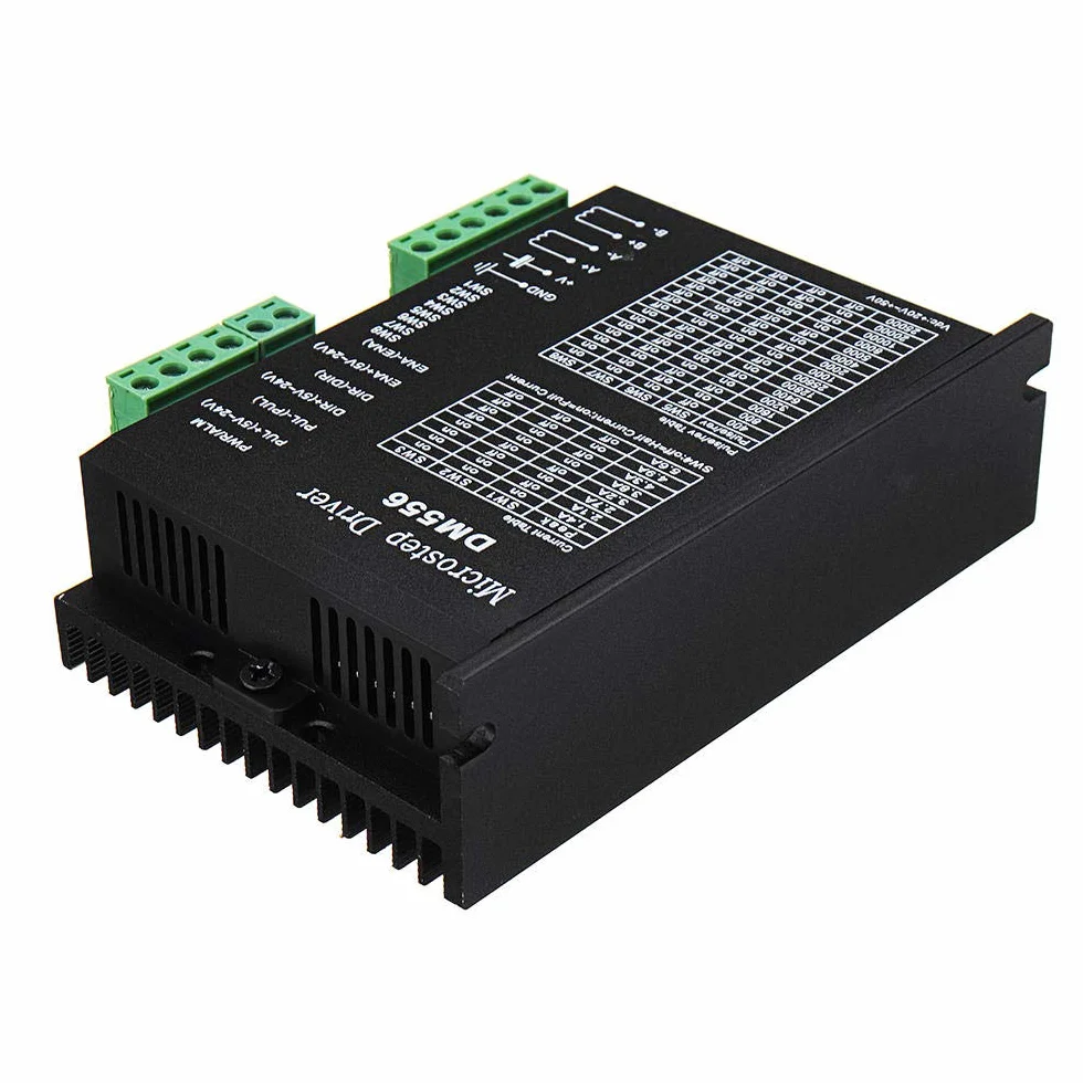 DollaTek 5.6A DC 24-50V 57/86 Controlador Paso a Paso de 2 Fases DM556 Controlador de Motor Paso a Paso