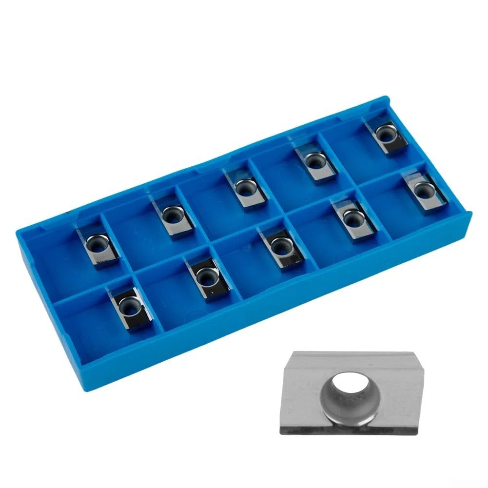 Insertos de carburo APMT1135 de alta calidad para fresado de aluminio eficiente, 10 unidades/caja