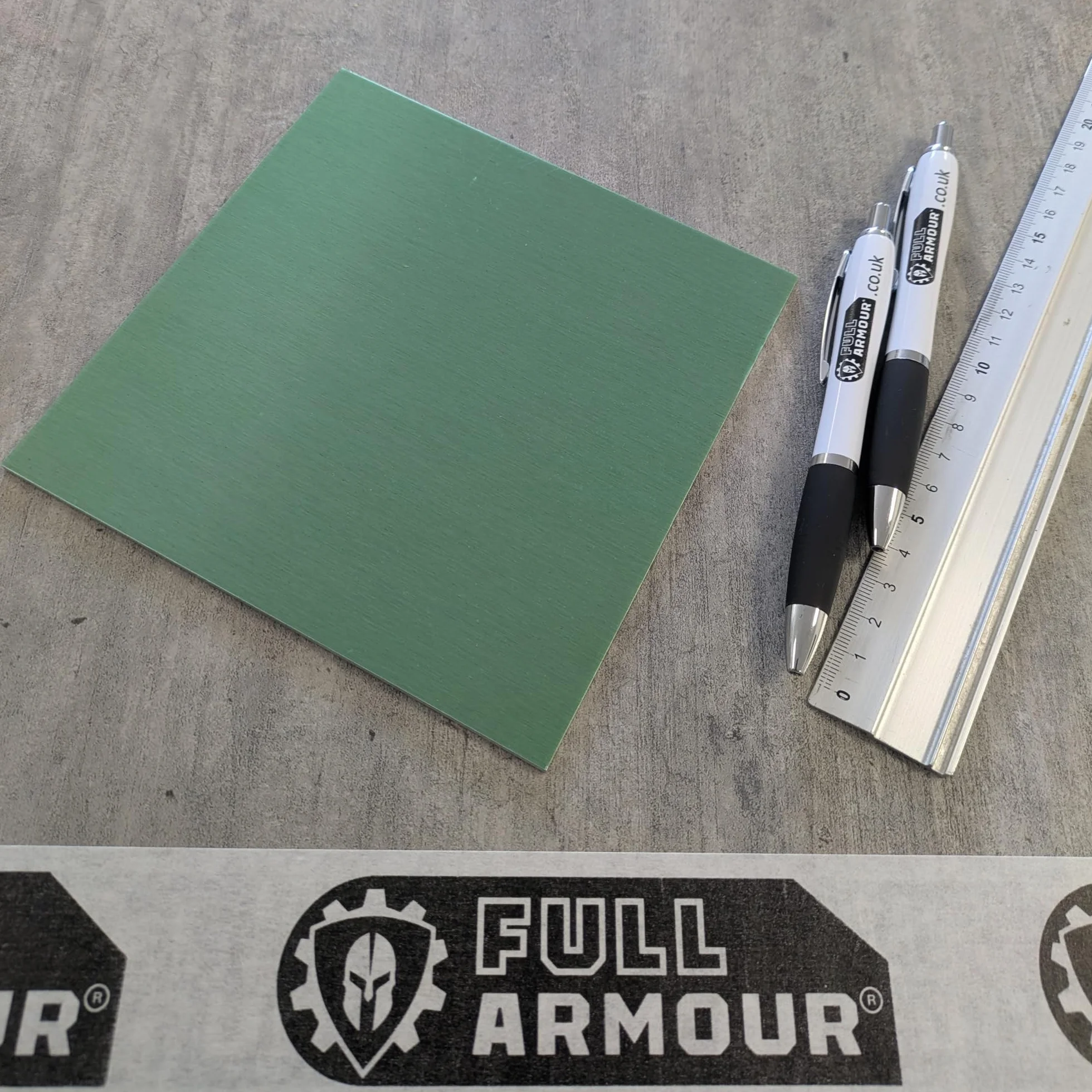 Placa de aluminio de 12 mm - 150 mm x 100 mm (15cm x 10cm)