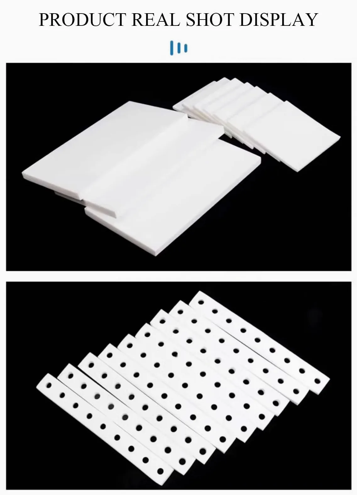 Lámina de PTFE Teflón, Lámina de teflón PTFE 200x200 mm 0,5-2 mm Blanco(1mm)
