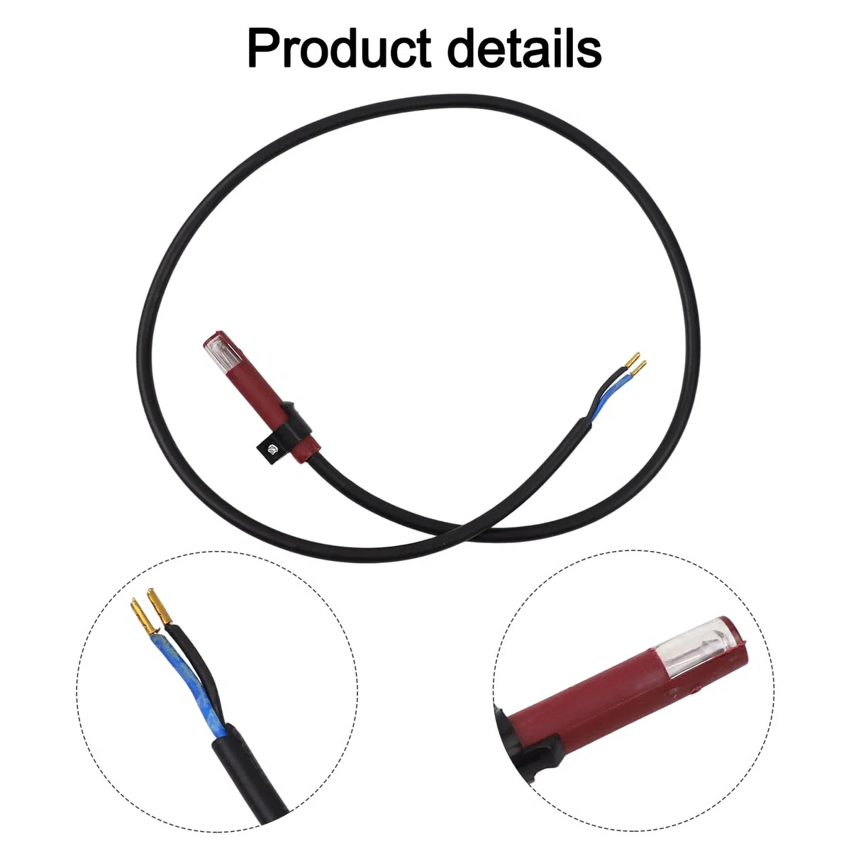 1 fotocélula eléctrica fotoresistente para detector de llama QRB1 para aplicaciones de quemadores