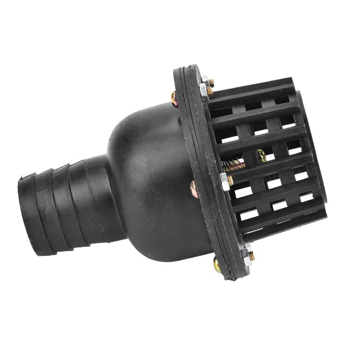 Válvula de pie de bomba de agua Válvula de retención plana de baja presión de PVC negro Válvula plana de baja presión para máquina de fluido(1.5in)