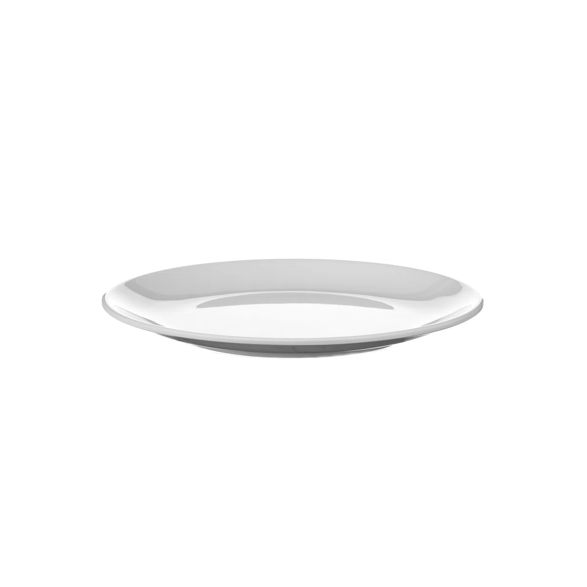 SECO Placa redonda de melamina blanca, duradera y resistente a los arañazos, 18 cm