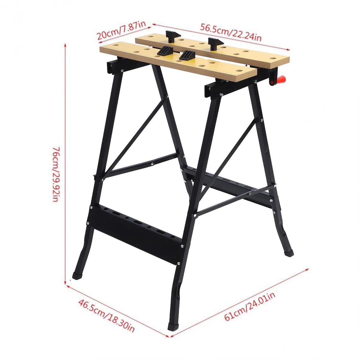 Fdit Herramienta de Mesa de Trabajo Plegable, Mesa de Trabajo Plegable Portátil Configuración Fácil de Trabajo Liviano para el Corte de Pintura de Sujeción