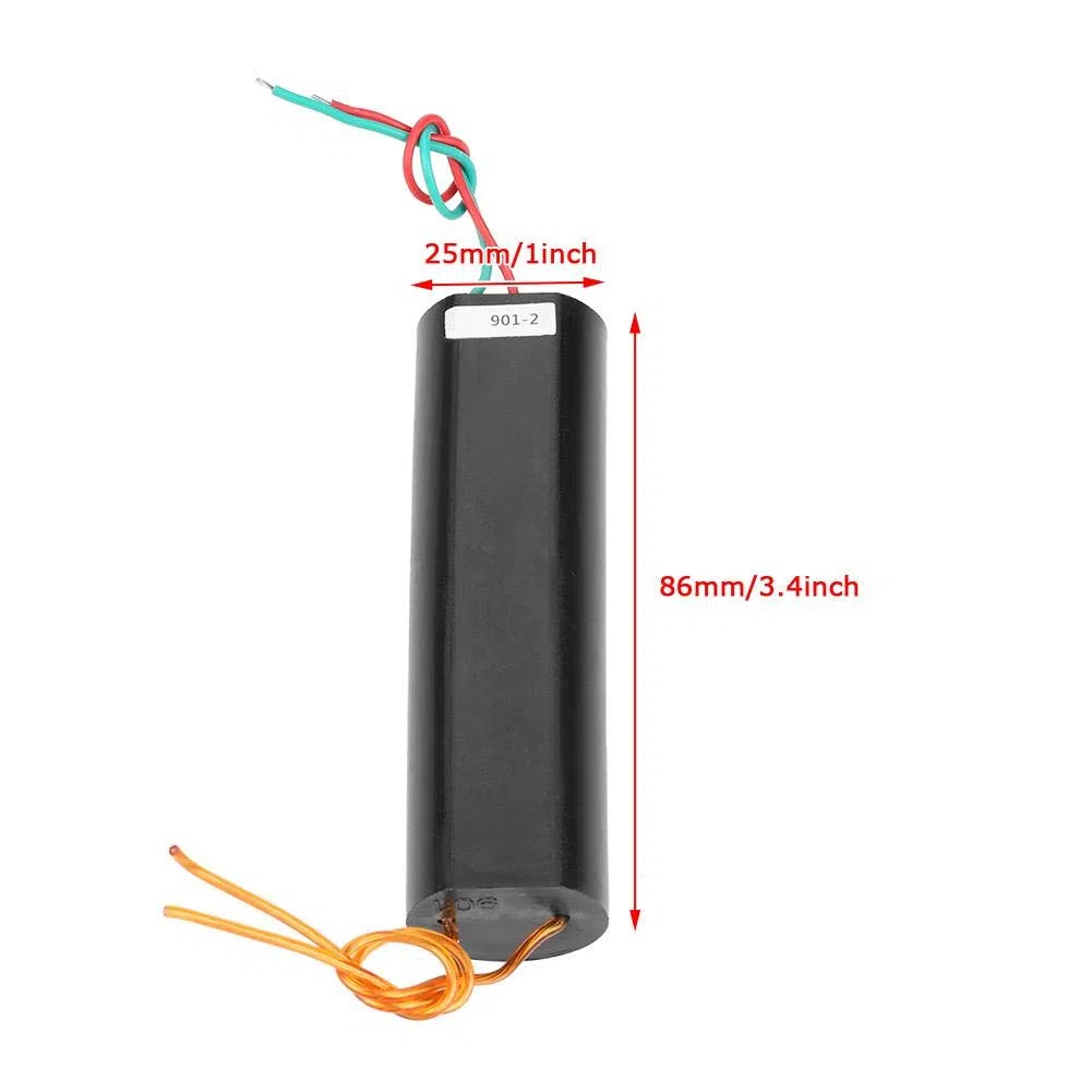 Generador de Pulso de Alto Voltaje, DC 6-12V a 10000V Inversor generador de Pulso de Alto Voltaje Súper de Encendido por Pulso de Alta Temperatura Módulo de Encendido(901-c2)