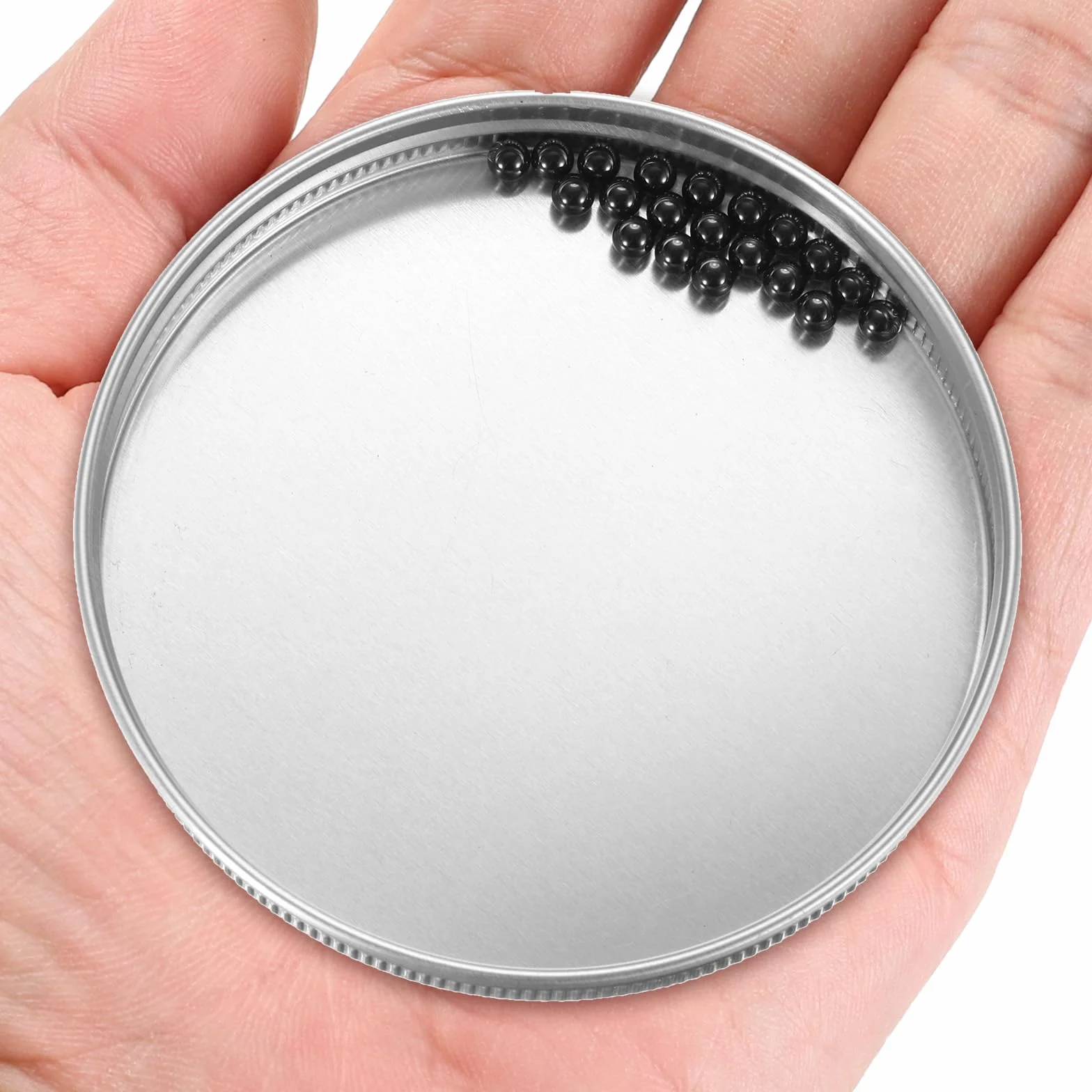 QUARKZMAN 50 Piezas de Bolas de Rodamiento Cerámicas de 4 mm, Bolas de Cerámica de Nitruro de Silicio Si3N4 de Precisión G5
