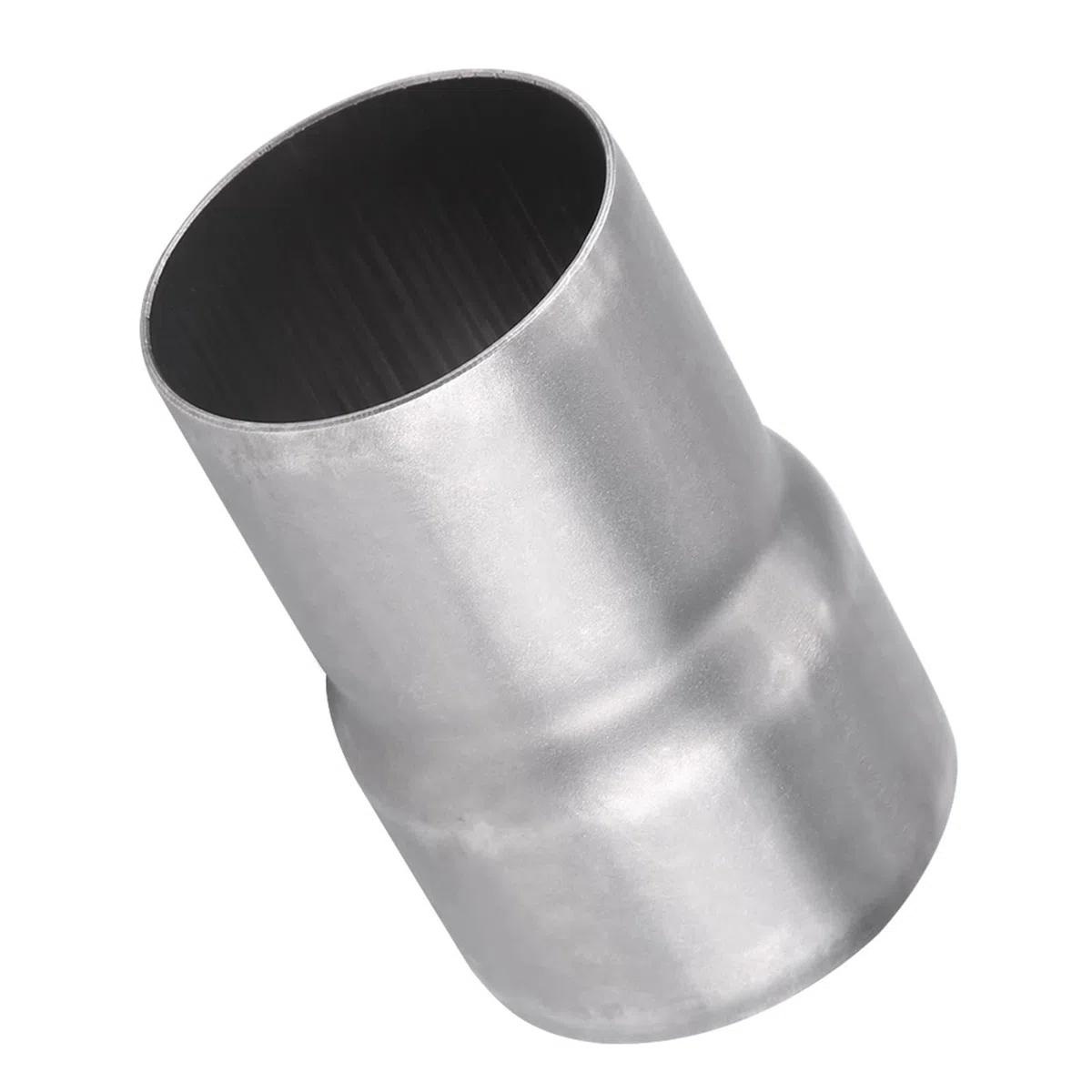 Reductor de Escape de 51 Mm a 60 Mm, Fácil Instalación Conector de Silenciador Universal, Alta Precisión para Tubo de Escape de Motocicleta, Ajuste Directo con Acabado Pulido