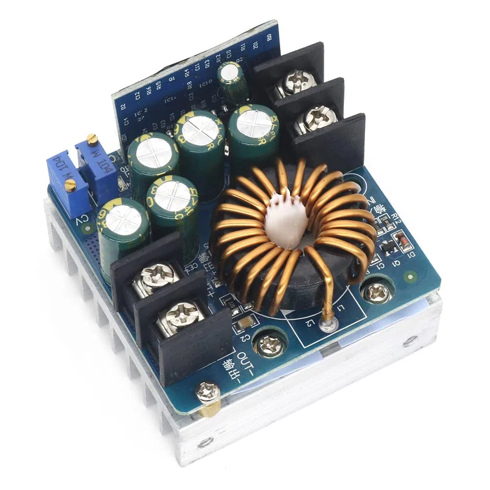 DC-DC 400W de alta potencia Step Down Buck Convertidor DC 10V-60V Voltaje constante Corriente constante Módulo de fuente de alimentación ajustable