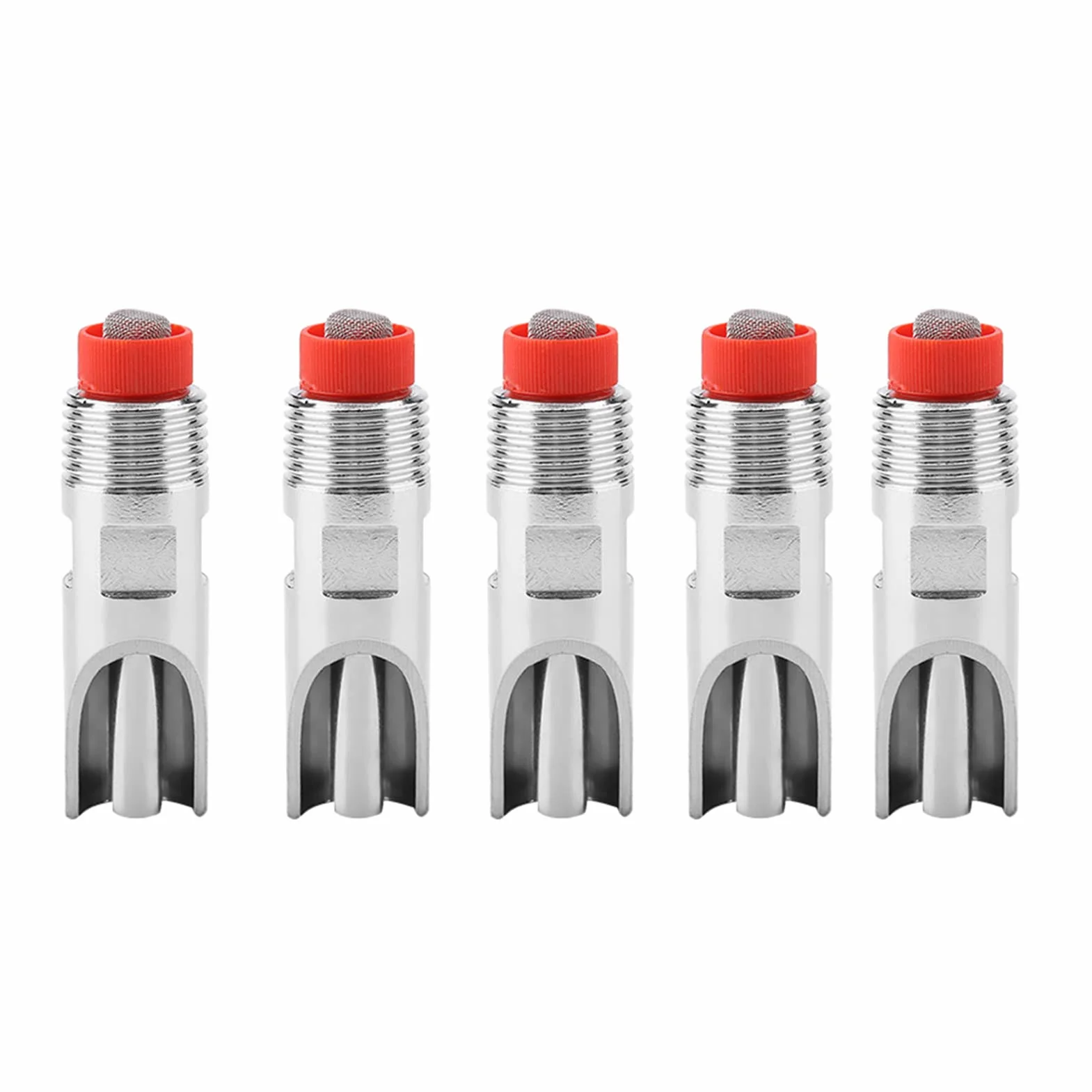 5 Piezas niple Acero Inoxidable para Cerdos, bebederos autom¨¢ticos para Animales, de riego y alimentaci¨®n, f¨¢CIL instalaci¨®n y Mantenimiento, Accesorios para Granjas y avicultura