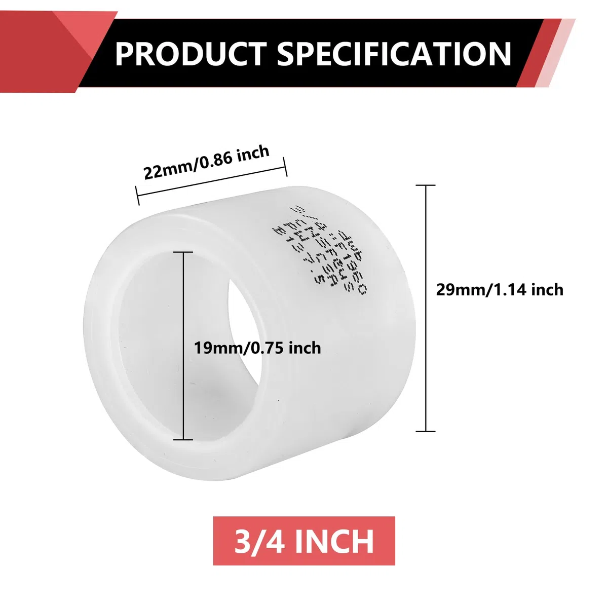 EFIELD F1960 - Anillos de expansión Pex-a de 3/4 pulgadas para sistema de tuberías/tuberías Pex A, paquete de 500 unidades
