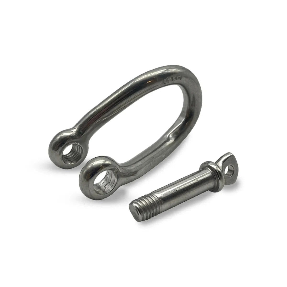 DOJA Barcelona Grillete Girado para Cable Robusto - M10 - Pack 4 - para Cadena y Cable, Grillete Trenzado Versátil y Robusto, Grillete Redondo Girado con Flexibilidad y Estabilidad