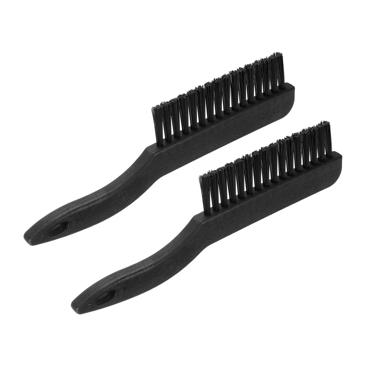 QUARKZMAN 2 Piezas De Cepillo Antiestático 35x123mm Portátil Mango De PP Nylon Anti- Estático Limpieza ESD Cepillos para Electrónicos Computadora Teclado Negro
