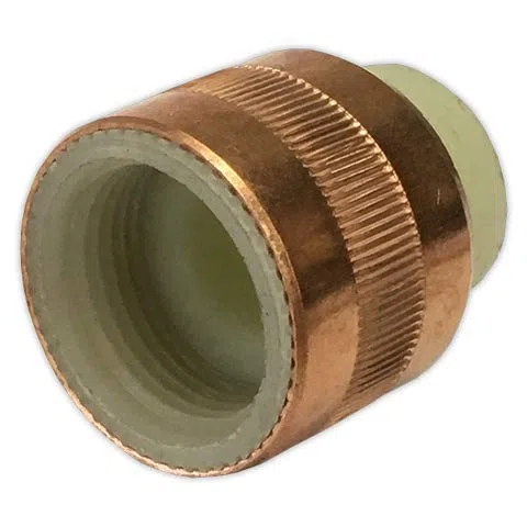 DOJA Barcelona | Manguito Electrolítico Termo Pack 2 | Macho-Hembra 3/4" | Antielectrólisis Roscado para Latiguillo | Válvula Agua Fontanería | Evitar Corrosión