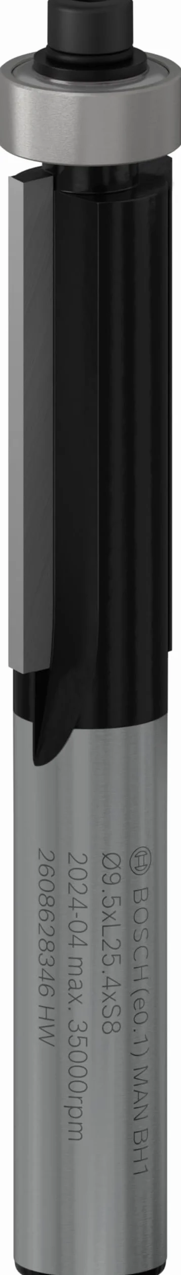 Bosch Professional 2 608 628 346 - Fresas de enrasar - 8 mm, D1 9,5 mm, L 25,4 mm, G 68 mm (pack de 1)