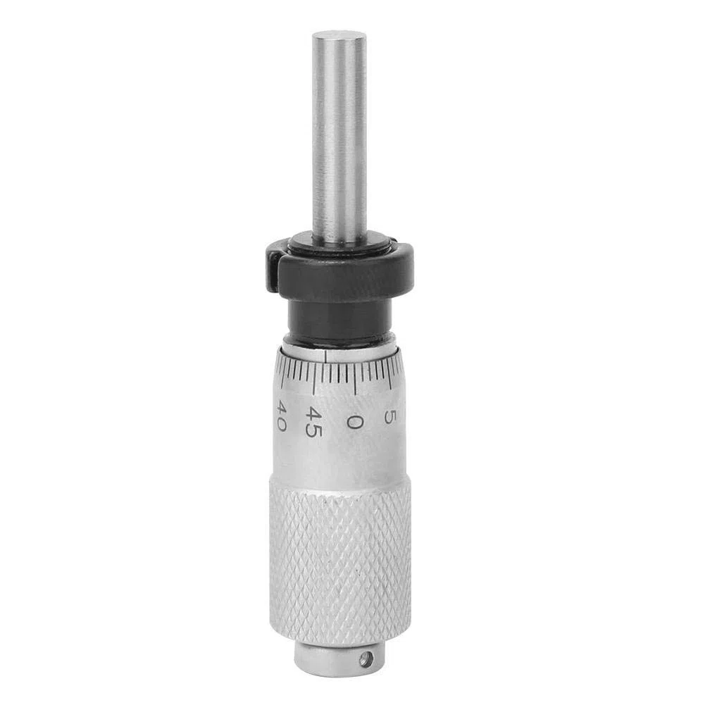 Herramienta de medición de diámetro interior fácil de usar, micrómetro interior, micrómetro de tipo redondo, precisión de 0,01 mm para la(Flat head with nut)