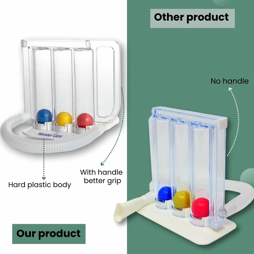 3 Ball Breathing Lung exerciser/ 3 Ball Incentive Spirometer