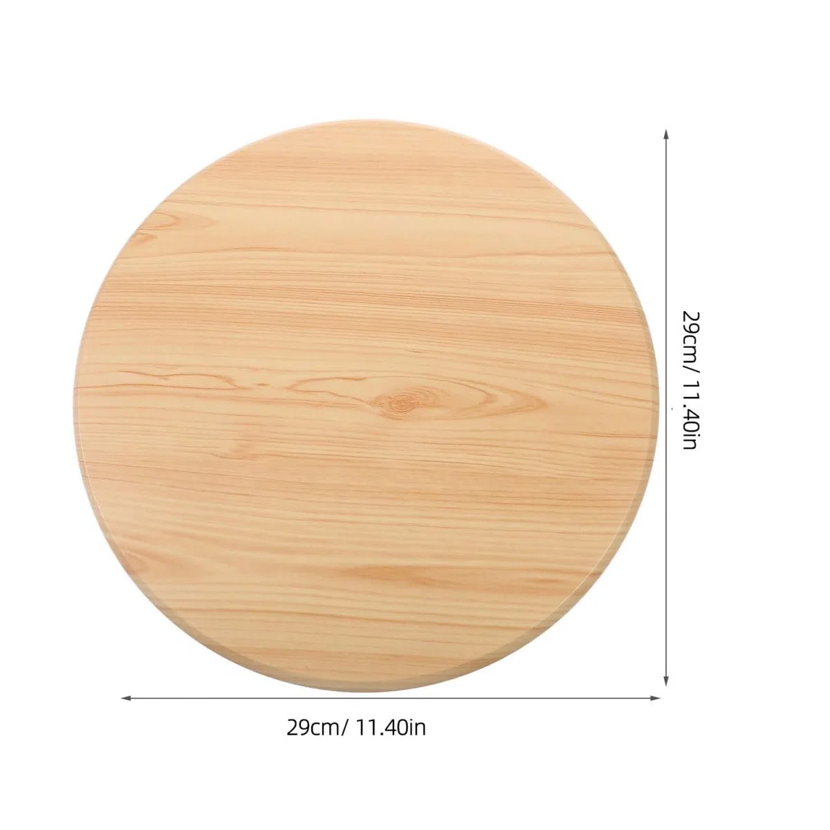 STOBOK Reemplazo De Asiento De Taburete Redondo De Madera 11.41 Pulgadas con Superficie De Grano Natural para Cocina Bar Restaurante Y Eventos
