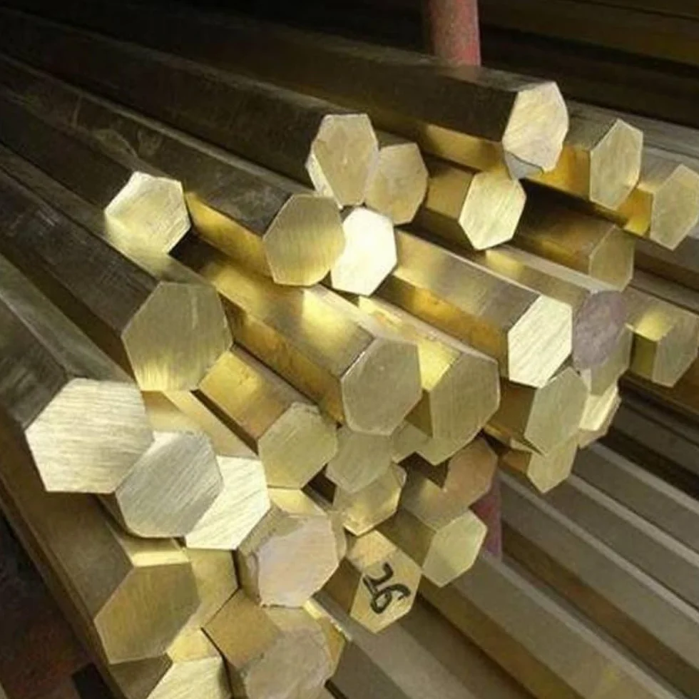 Barra Hexagonal de latón sólido H59/H62, paquete de 4mm-65mm de 330mm/200MM de largo (10mm * 330mm de longitud)