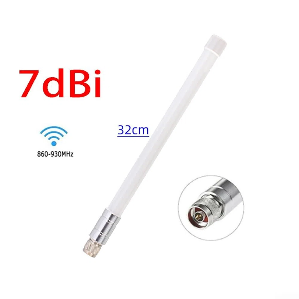 Antena exterior para LORA Antena omnidireccional de fibra de vidrio LTE, antena receptora de larga distancia para exteriores