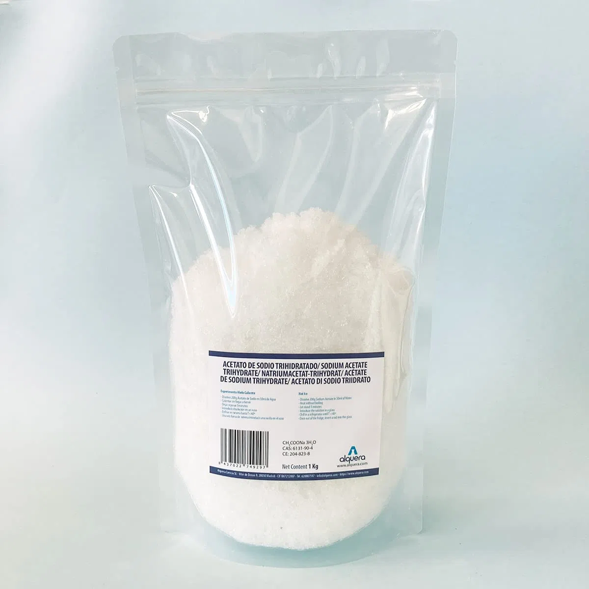 Acetato de Sodio Trihidratado 1Kg