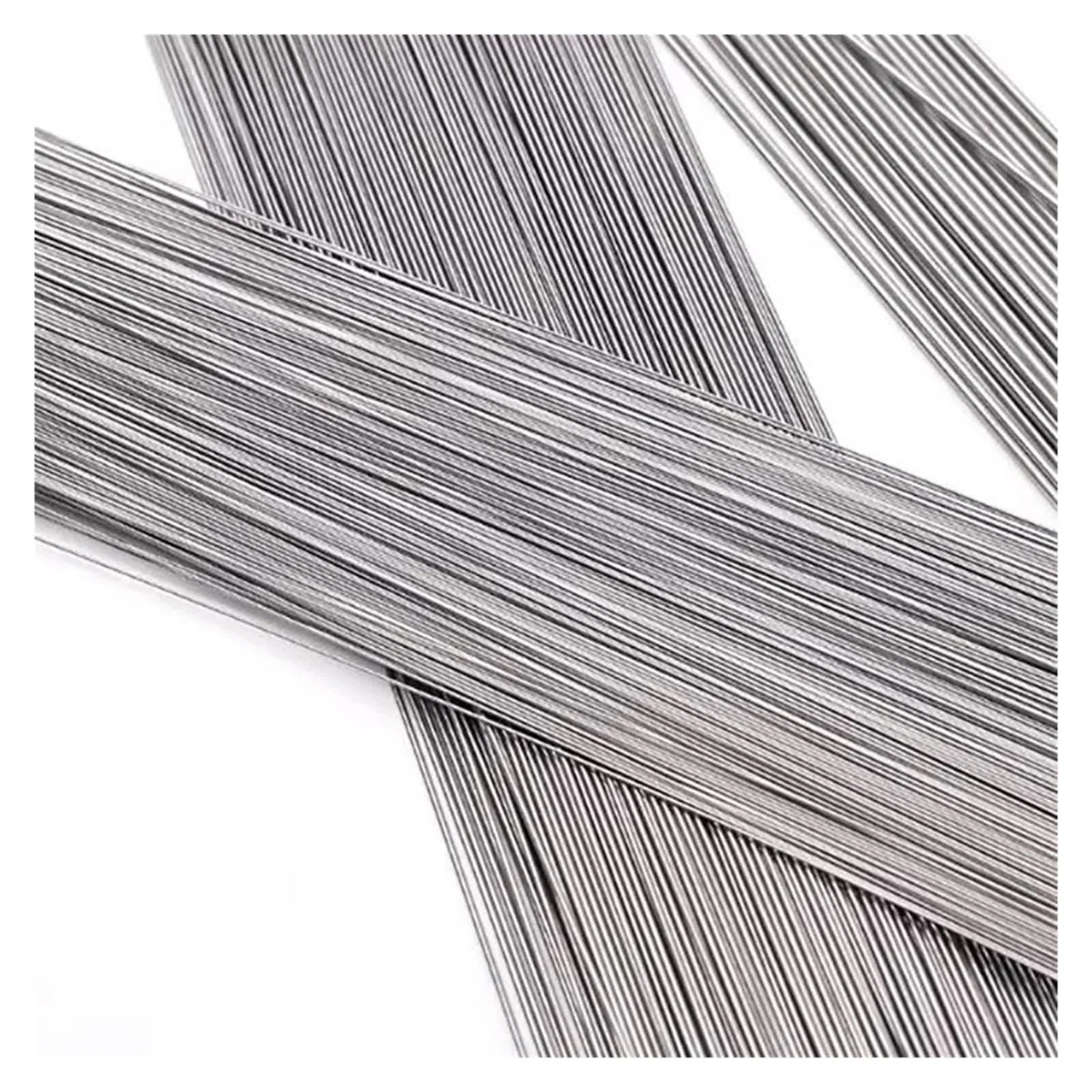 Varillas rectas de alambres de acero inoxidable de 0,2 mm a 5 mm duras (Size : 0.2x500mm 10pcs)