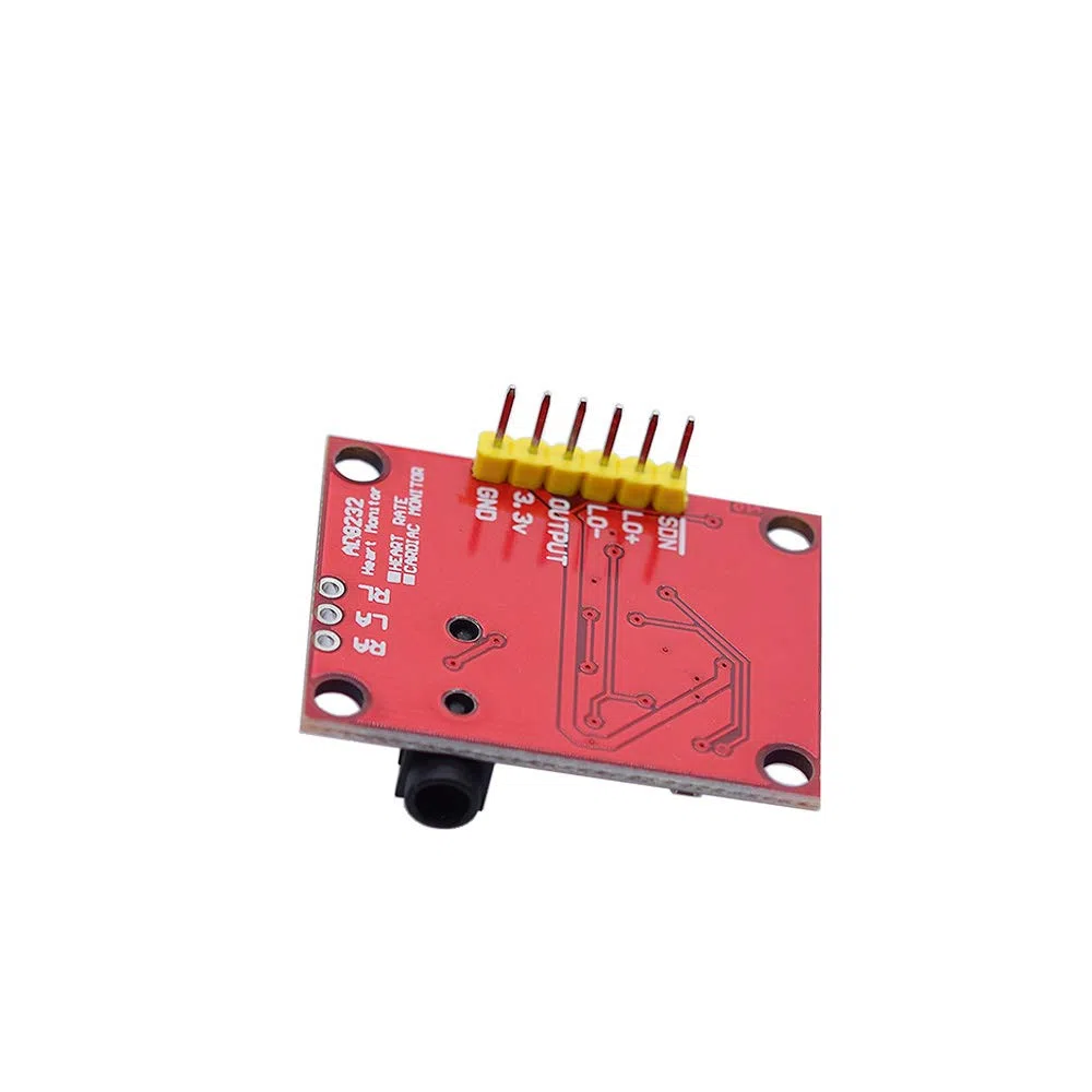 ECG Module AD8232 Medición de ECG Kit de módulo de sensor de frecuencia cardíaca de pulso Sensor de monitorización de ECG para Arduino con cable Dupont