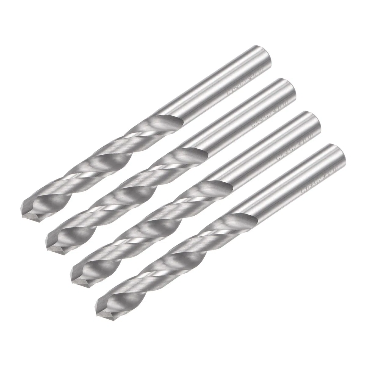 QUARKZMAN Barrenas de Carburo Sólido Barrenas de Carburo de Tungsteno C2/K20 de 4mm con Vástago Recto Herramienta de Perforación 4 Piezas