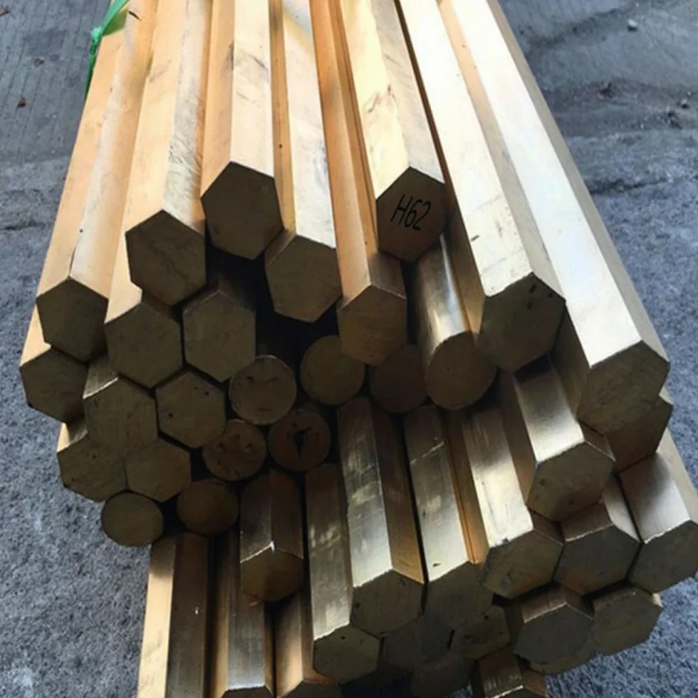 Barra Hexagonal de latón sólido H59/H62, paquete de 4mm-65mm de 330mm/200MM de largo (10mm * 330mm de longitud)