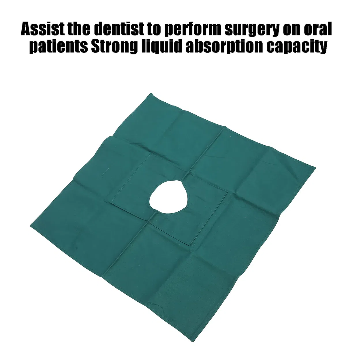 Cubiertas Quirúrgicas de Algodón Dental, Cortinas Quirúrgicas de Algodón para Operaciones de Dentista de Hospital, Cubierta de Cirugía de Dentista de Hospital con Accesorios de
