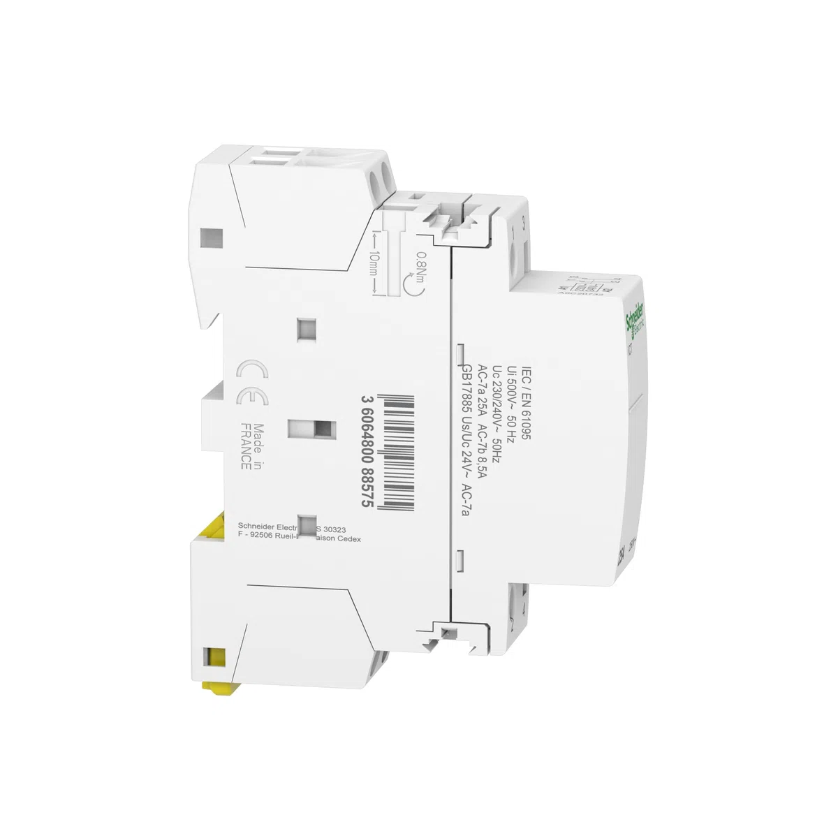 Schneider Electric A9C20732 Contactor Modular Ict 25A 2No 230-.240V 50Hz