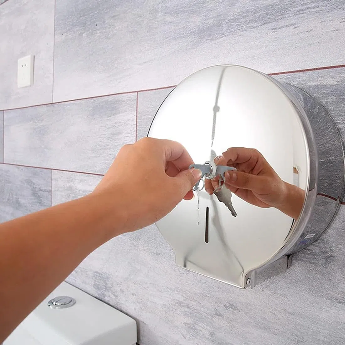 6 Llaves dispensadoras de Toallas de Papel universales,para Muchas Herramientas de Rollo,Herramientas de Papel,Herramientas de Plegado en C y multipliegue y disectores de pañuelos de baño