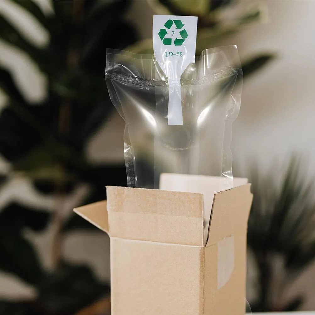 100 Bolsas Inflables De Aire Para Embalaje, 10 X 20 Cm, Almohadillas Transparentes Autosellantes Para Protección De Envíos Y Transporte