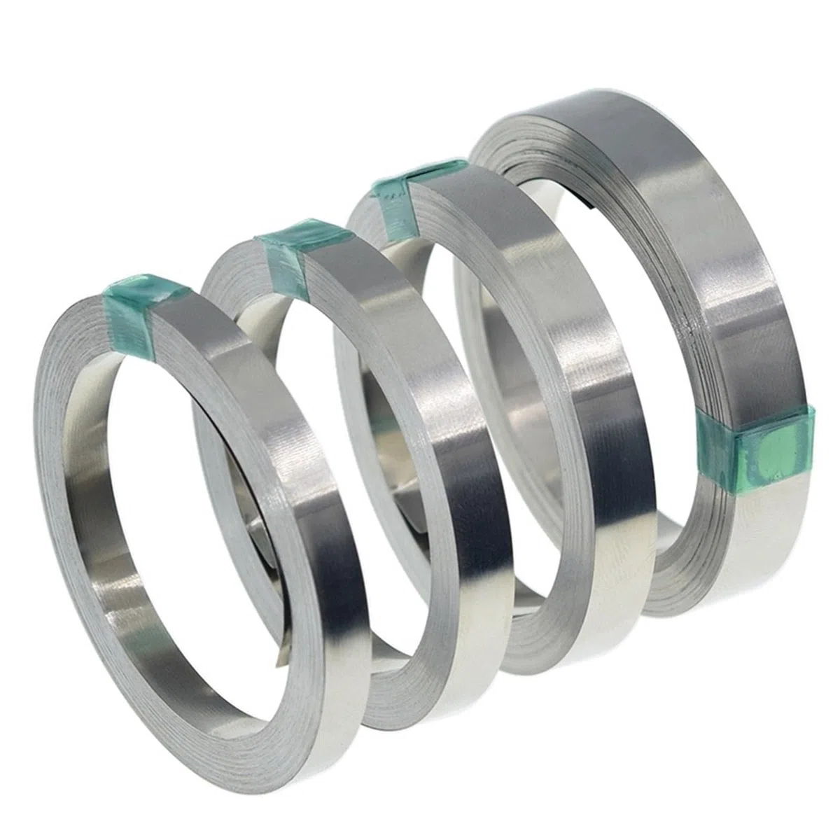 Tira de acero niquelado, Tira de níquel de 10 m con anchos de 3 mm a 10 mm(10mm)