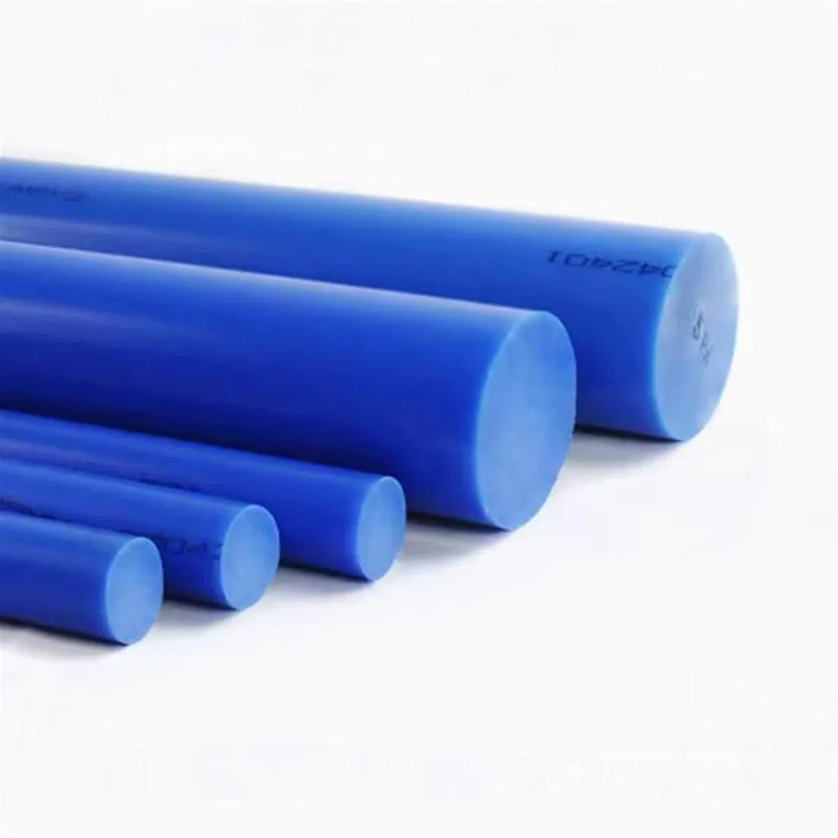 Barras Redondas de Nylon para ingeniería, Varilla de Nailon Azul Diámetro 15-45 mm Longitud 500 mm(20mm)