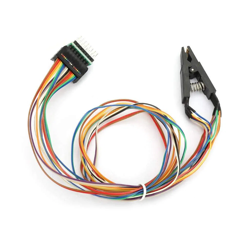 Programador de prueba Clip Socket Adpter SOP16 SOIC16 16 Pin IC Test Clamp SOP16 a DIP8 Flash Clip