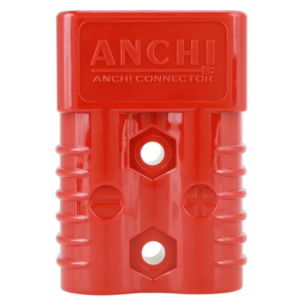 2pcs 175A 600V Batería Quick Connect Winch Conector Plug Contacto Cubierta Rojo con 4 Accesorios