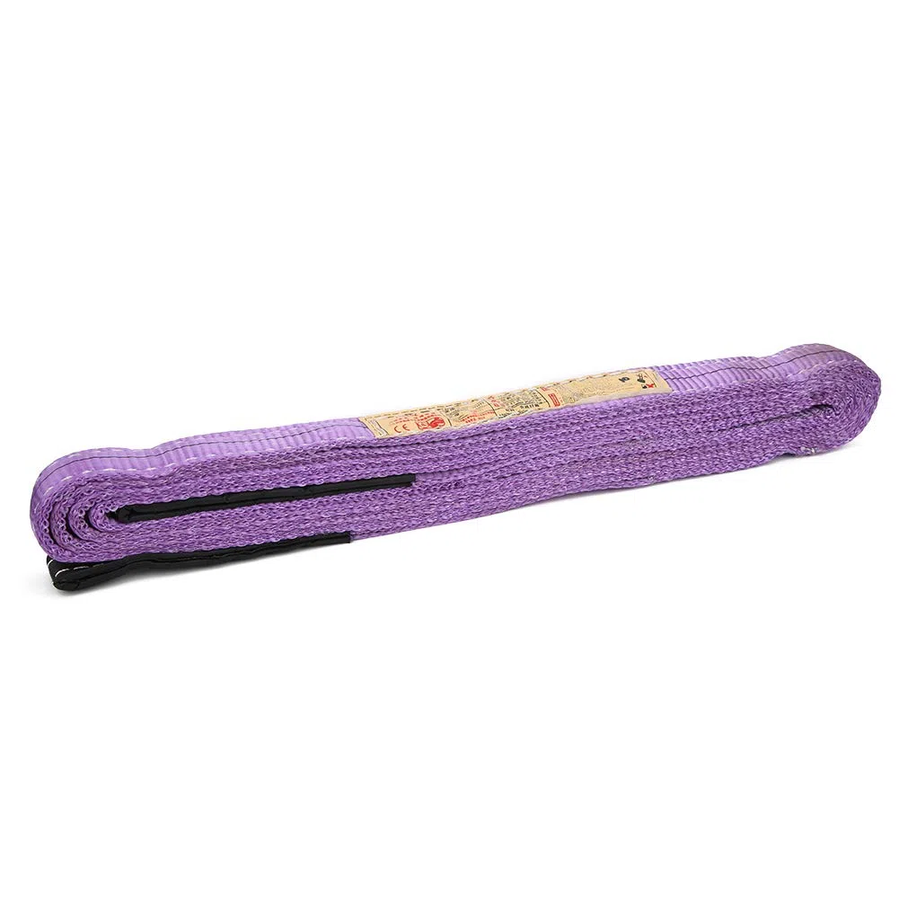 TENP Correa de Elevación, 30 Mm de Ancho, 30 Toneladas de Carga Máxima Eslinga de Elevación Resistente Al Desgaste Poliéster con Hebilla de Doble Ojo para Grúa Industrial