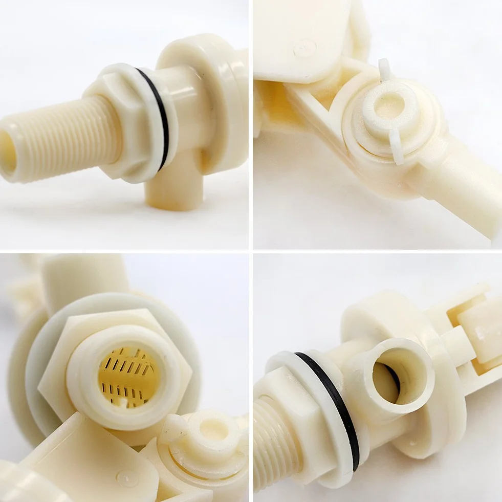 Válvula De Flotador de Agua de 2 Piezas Con Brazo Ajustable, Válvula de Bola de Flotador de Cierre Automático de 1/2 Pulgada