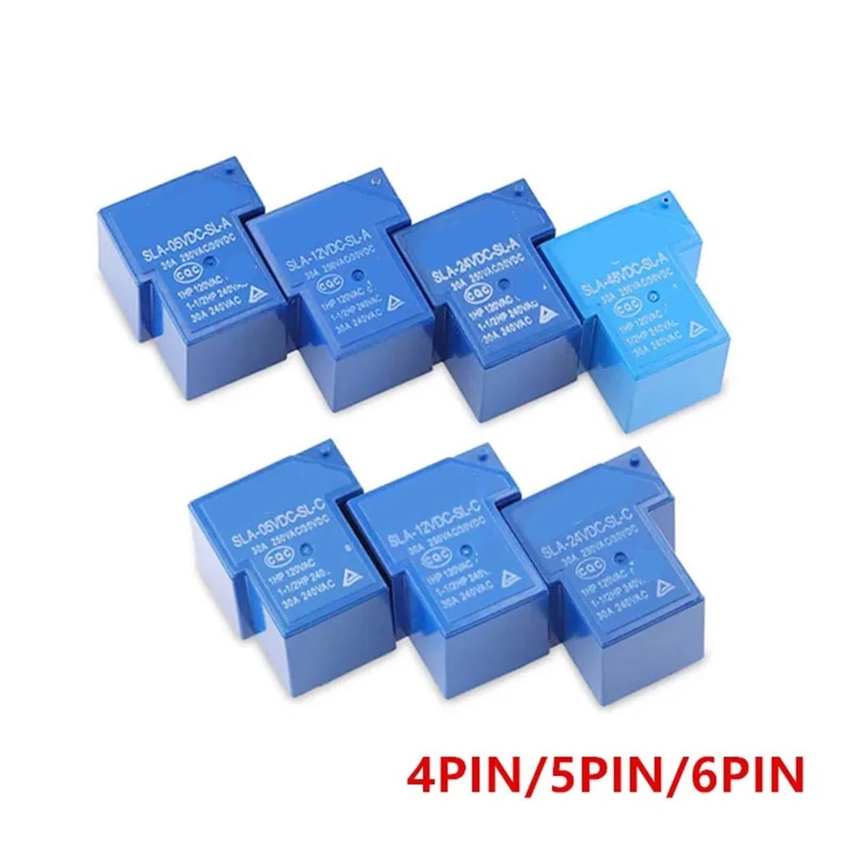 Relé SLA-05VDC-SL-A SLA-12VDC-SL-A SLA-24VDC-SL-A -C 30A 4/5/6PIN 5V 12V 24V 48V 1 unidad(SLA-24VDC-SL-C 6PIN)