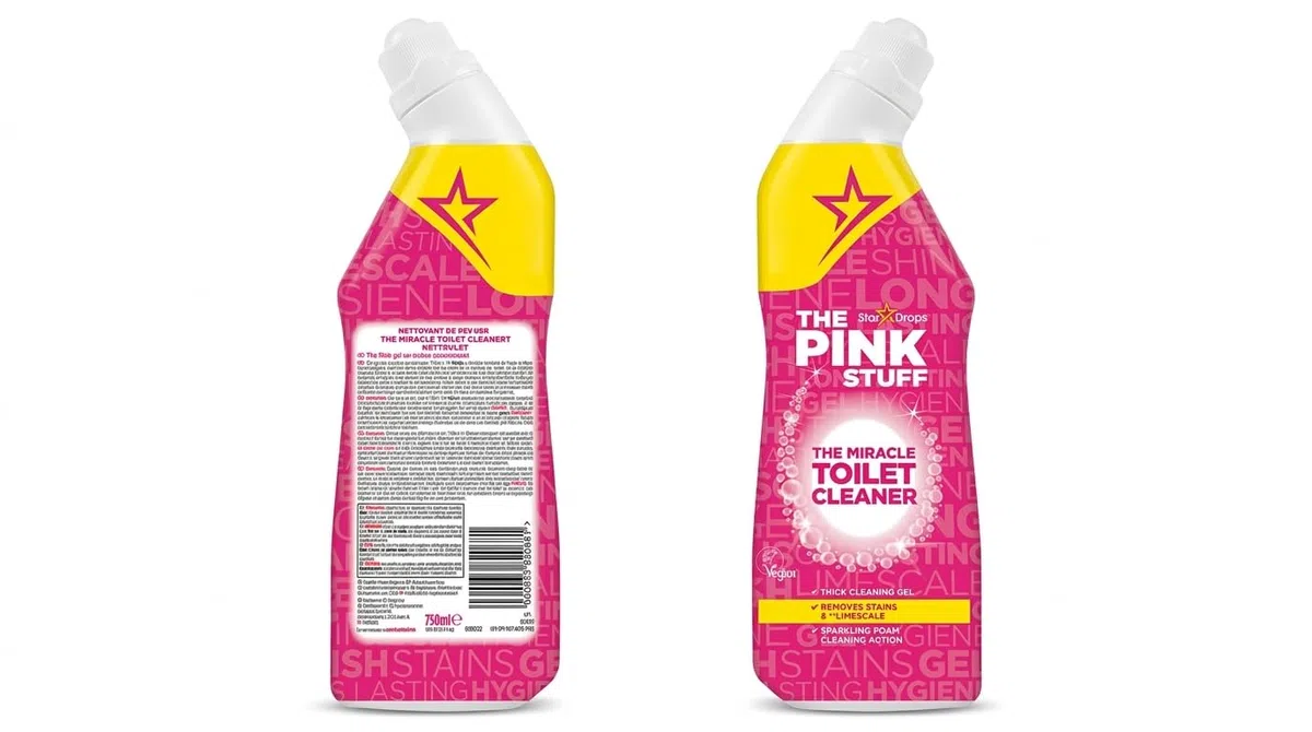 3 limpiadores de inodoro The pink Stuff the Miracle,750ml