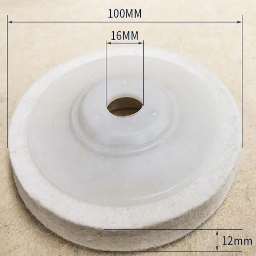 Wool Felt Polishing Wheel Disc, Compressed Wool Polishing Wheel, Round Wool Felt Disc Wheel Pad, Wool Felt Polisher Buffing Pad Grinding Disc (5pcs)