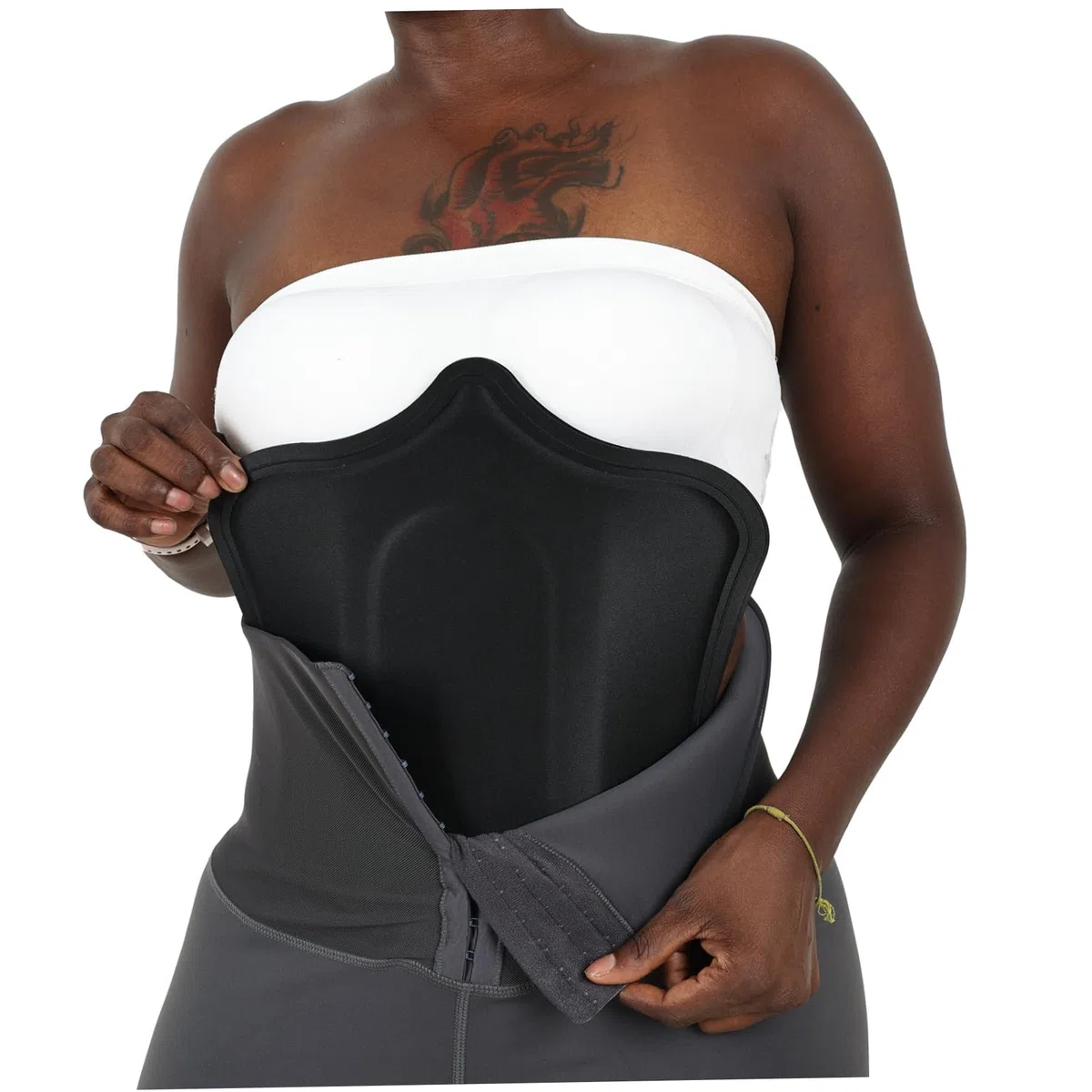 Tablero Abdominal, liposucción Posterior a la cirugía BBL Lipo Foam Tablas, Tabla Suave y cómoda después de la cirugía, prevenir la compresión de Las Arrugas/Negro