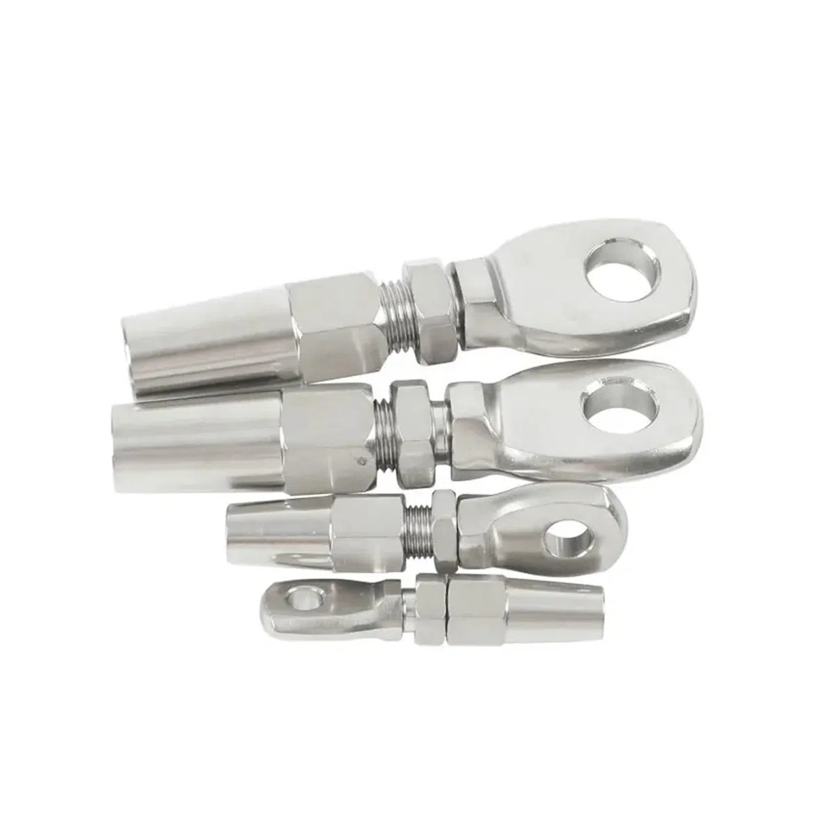 Terminal de acero inoxidable 316 de grado marino para cable de cuerda de alambre de 3 a 8 mm, kit de balaustrada (para cable de 4 mm)