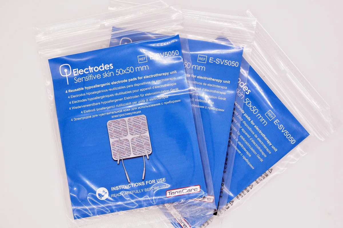 TensCare 5033435110360 - Electrodos superiores (50 x 50 mm)