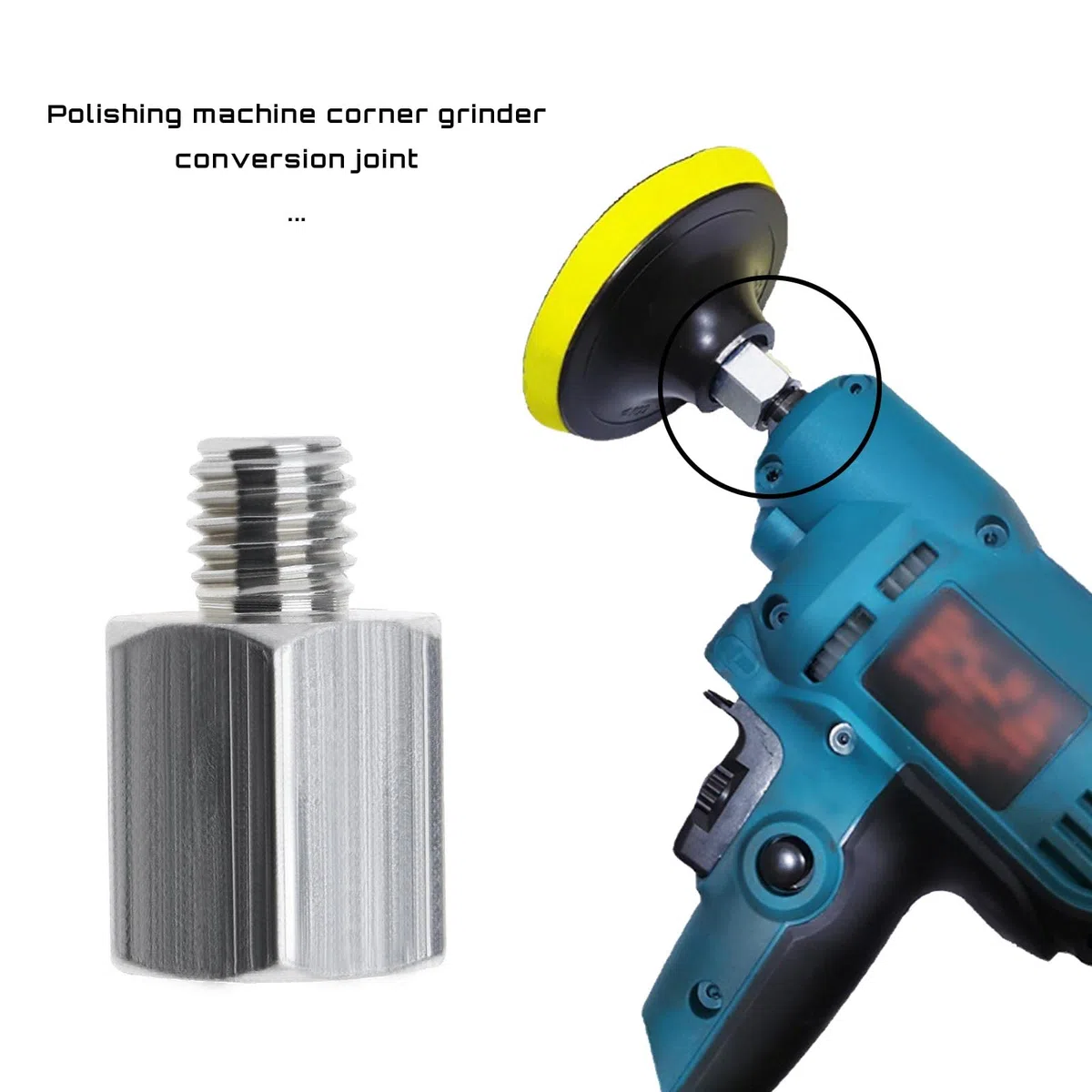 ECSiNG Adaptador de Rosca Hembra M14 A Rosca Macho M10 para Amoladora Angular Pulidora Broca Interfaz Conector Adaptador Convertidor Accesorios para Herramientas Eléctricas Acero Al Carbono