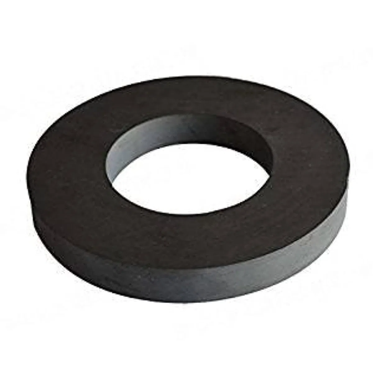 Imán Anillo magnetico de Ferrita 10cm.Ø - Aro magnético de cerámica - Ferrita Y35 - Fuertes Imanes permanentes cerámicos
