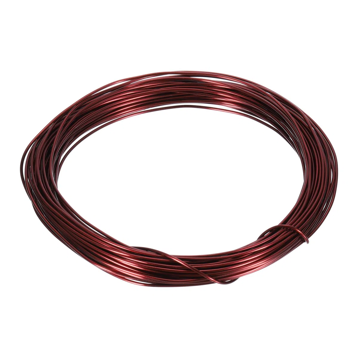 QUARKZMAN Alambre Magnético de 1.6mm 30Pies Alambre de Cobre Esmaltado Alambre de Bobinado Magnético Esmaltado 200G 130℃ para Transformadores Inductores