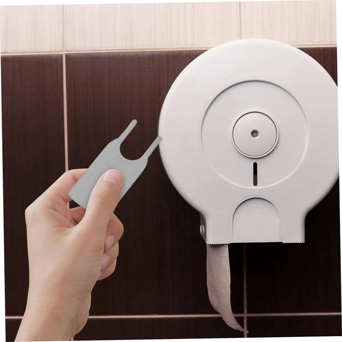 iplusmile Llave para Dispensador Higiénico Repuesto Llave Dispensador Accesorio para Baño