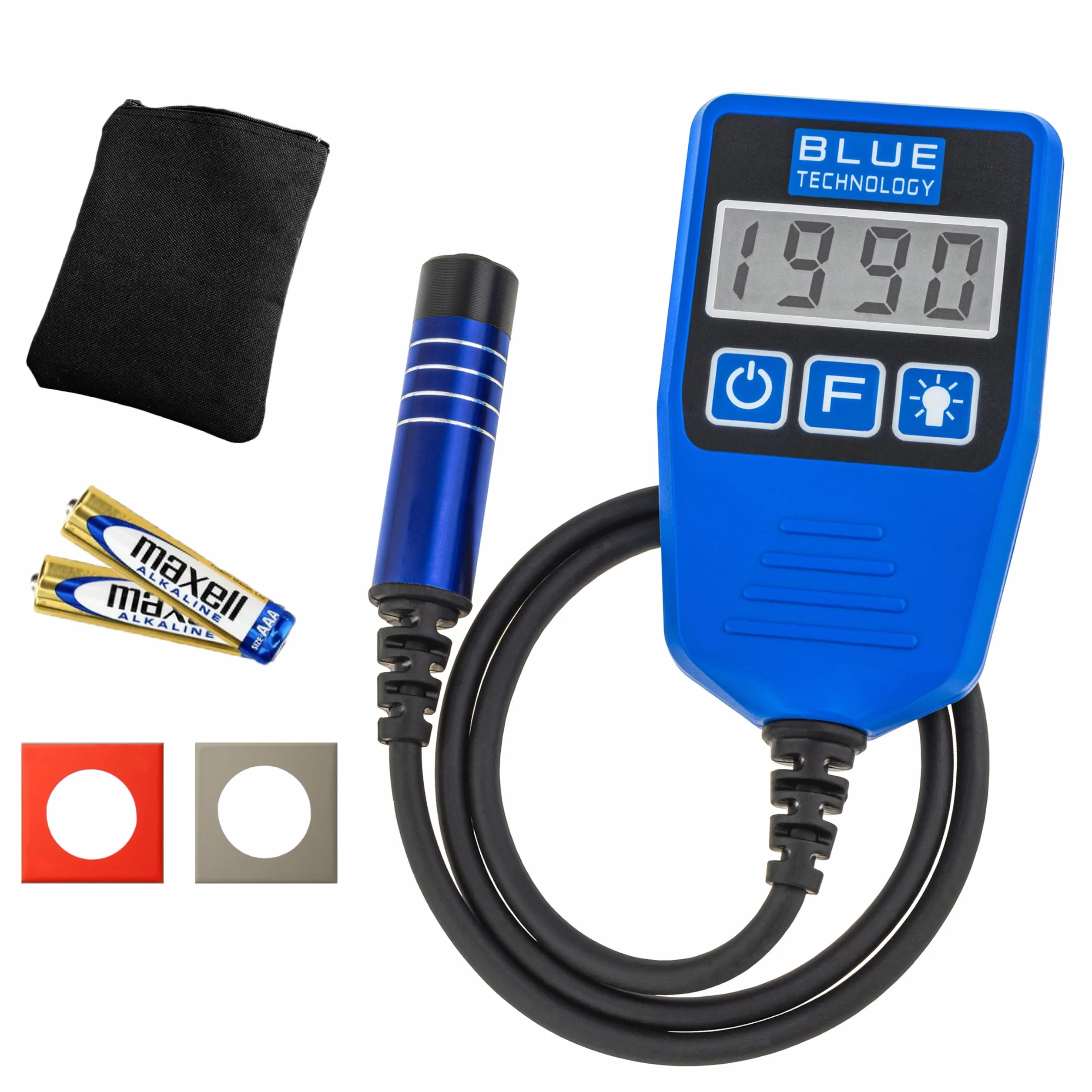 Medidor de Espesor de Pintura DX-13-S-AL | Medidor de Espesor de Revestimiento de Acero y Aluminio | Probador de Pintura para Coche